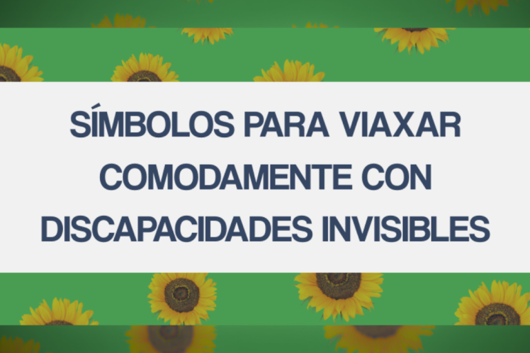 Coñece os símbolos das discapacidades invisibles para viaxar comodamente