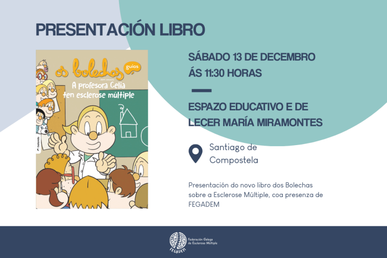 FEGADEM presenta “Os Bolechas. A profesora Celia ten Esclerose Múltiple”